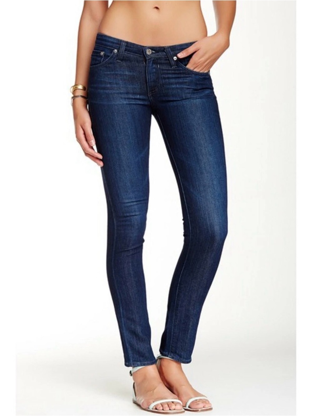 AG Adriano Goldschmied Dark Indigo Skinny Jeans